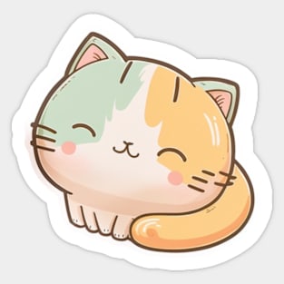 Cartoon Cat Sticker